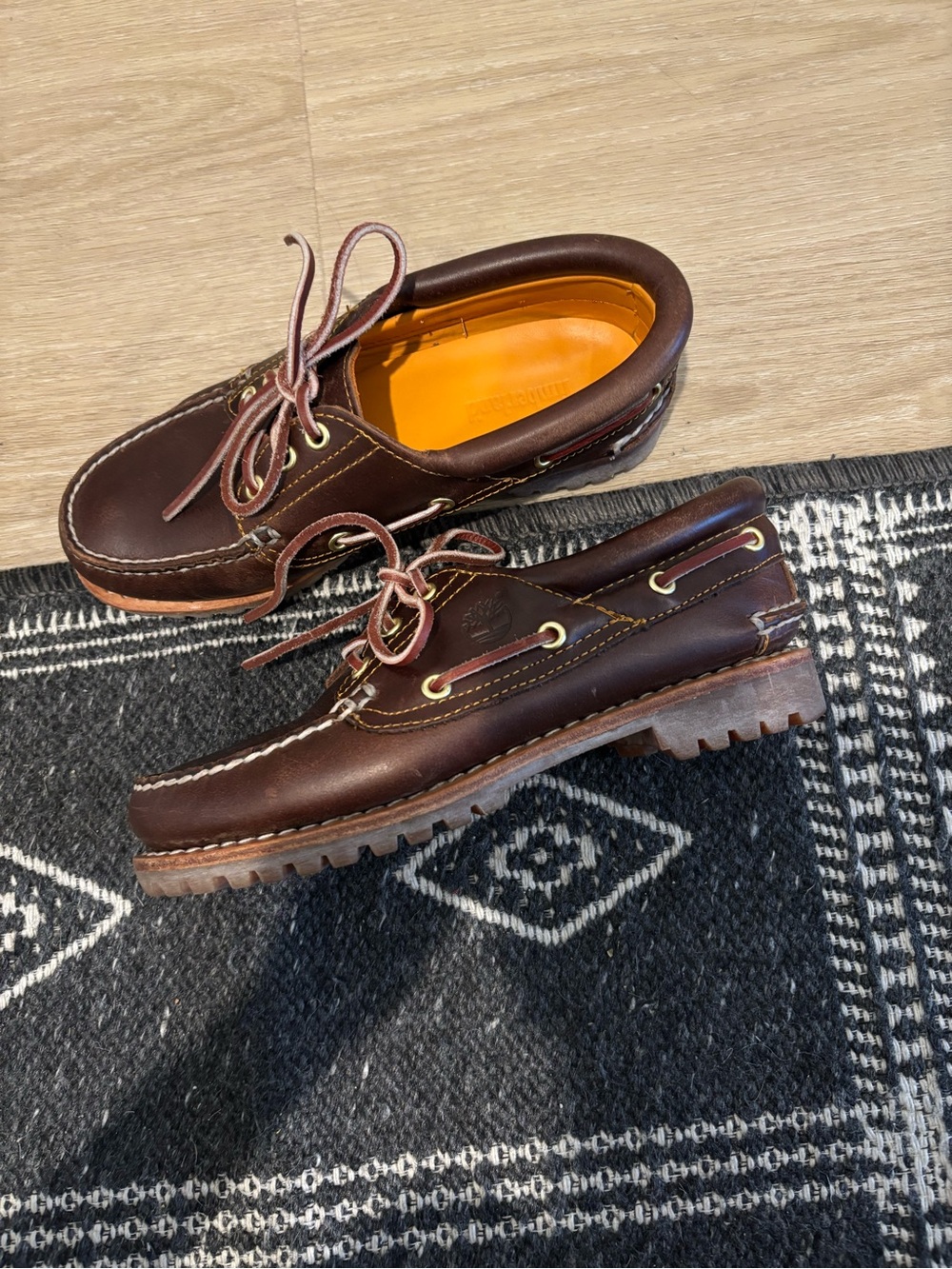 Timberland Noreen Woman’s Classic Brown Leather Boat Shoes